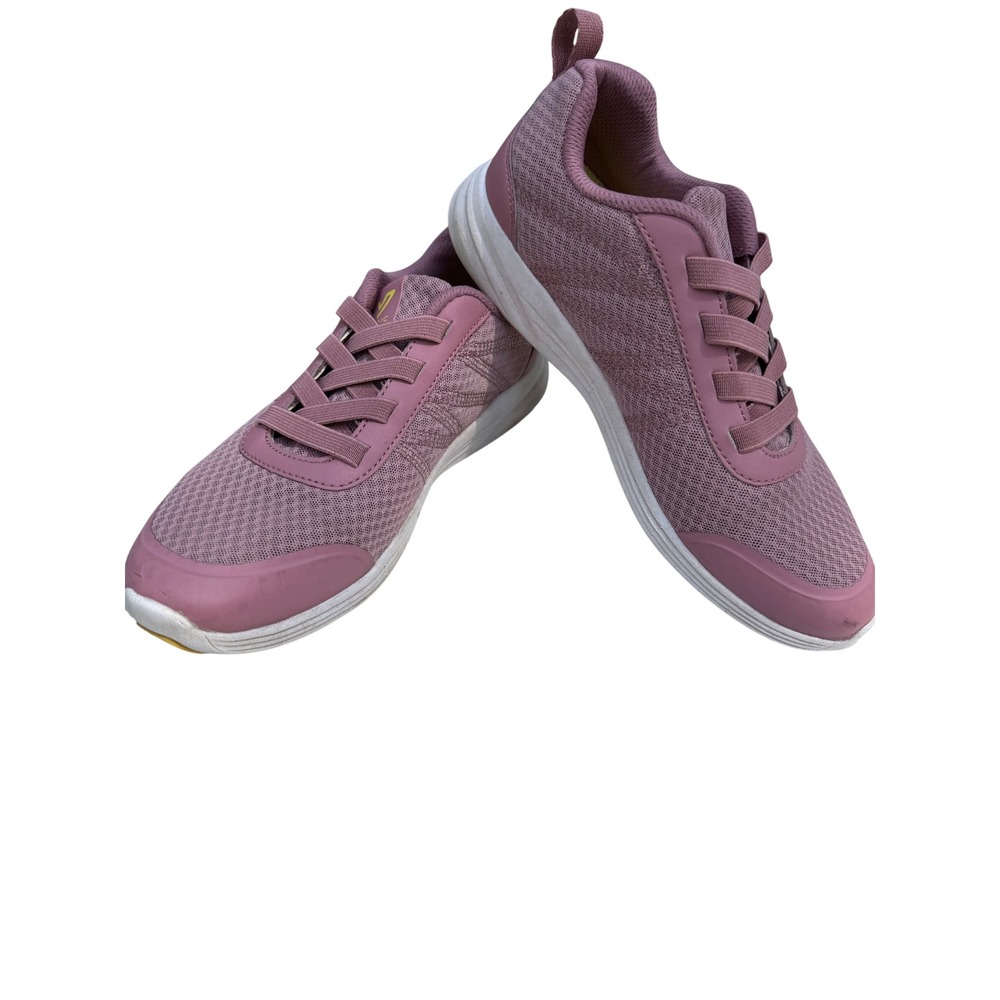Vionic Shay Walking Sneakers Womens 7 Mauve‎ Rose Mesh Orthotic Comfort Trainers
